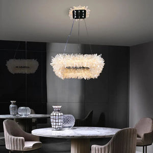 Rock Crystal Square Modern Chandelier - thebelacan