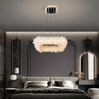 Rock Crystal Square Modern Chandelier - kimoylights