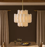 Lorna LED Double Tier Chandelier 25" 35" 46"