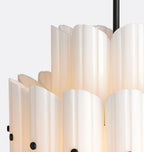 Lorna LED Double Tier Chandelier 25" 35" 46"