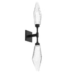 Rock Crystal Double Wall Sconce