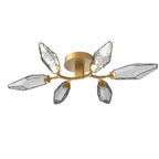 Rock Crystal  Flush Mount