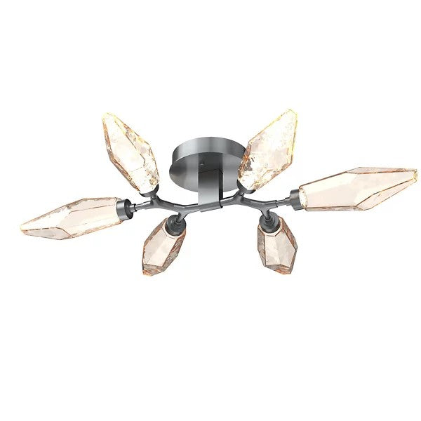 Rock Crystal  Flush Mount