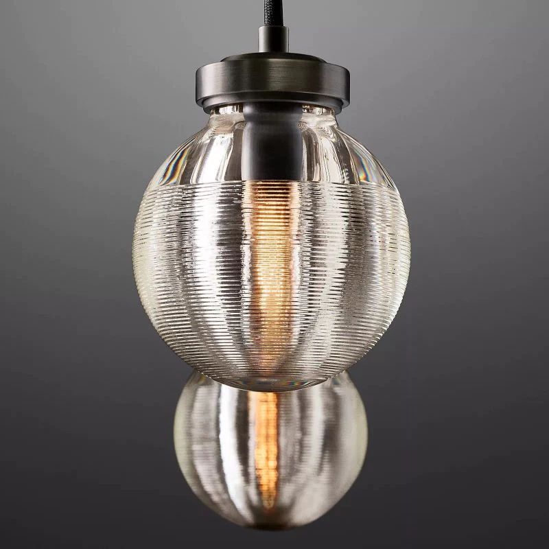 Pearl Spherical Modern Rectangular Chandelier 54”