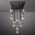 Pearl Spherical Modern Rectangular Chandelier 72”