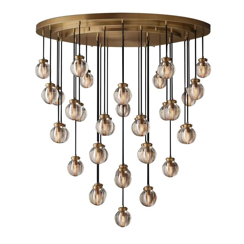 Pearl Spherical Modern Round Chandelier 48''