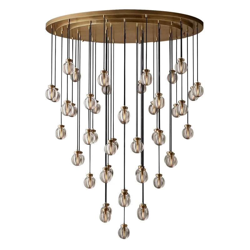 Pearl Spherical Modern Round Chandelier 60''