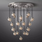 Pearl Spherical Modern Round Chandelier 38''