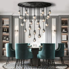 Pearl Spherical Modern Round Chandelier 48''
