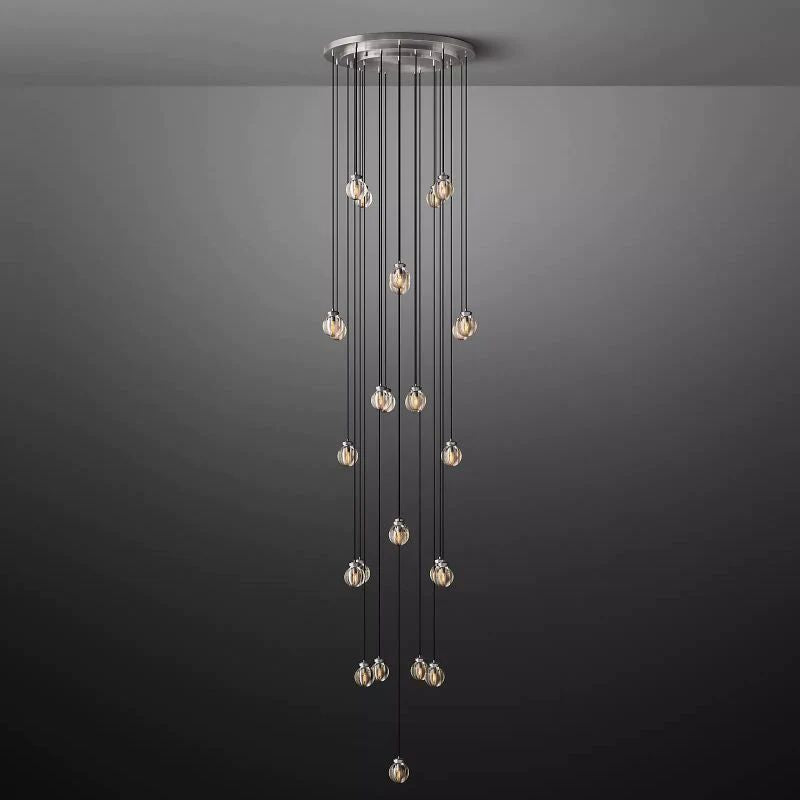 Pearl Spherical Modern Round Chandelier 38''
