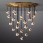 Pearl Spherical Modern Round Chandelier 48''