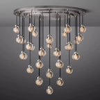 Pearl Spherical Modern Round Chandelier 48''