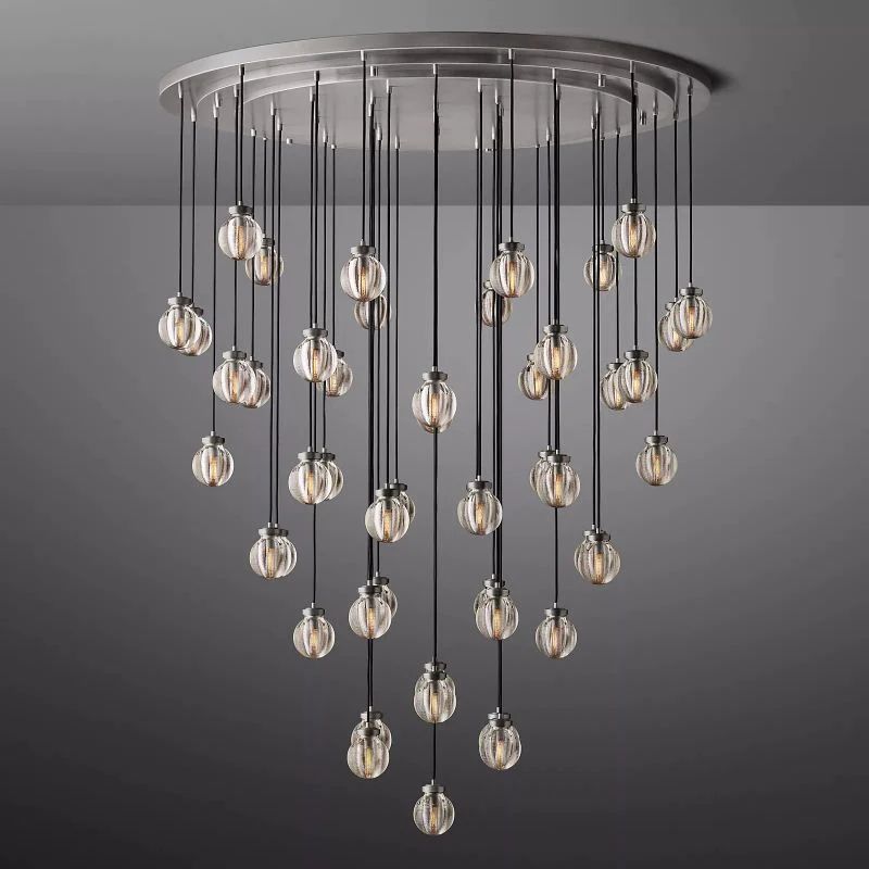 Pearl Spherical Modern Round Chandelier 60''
