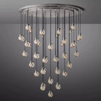 Pearl Spherical Modern Round Chandelier 60''