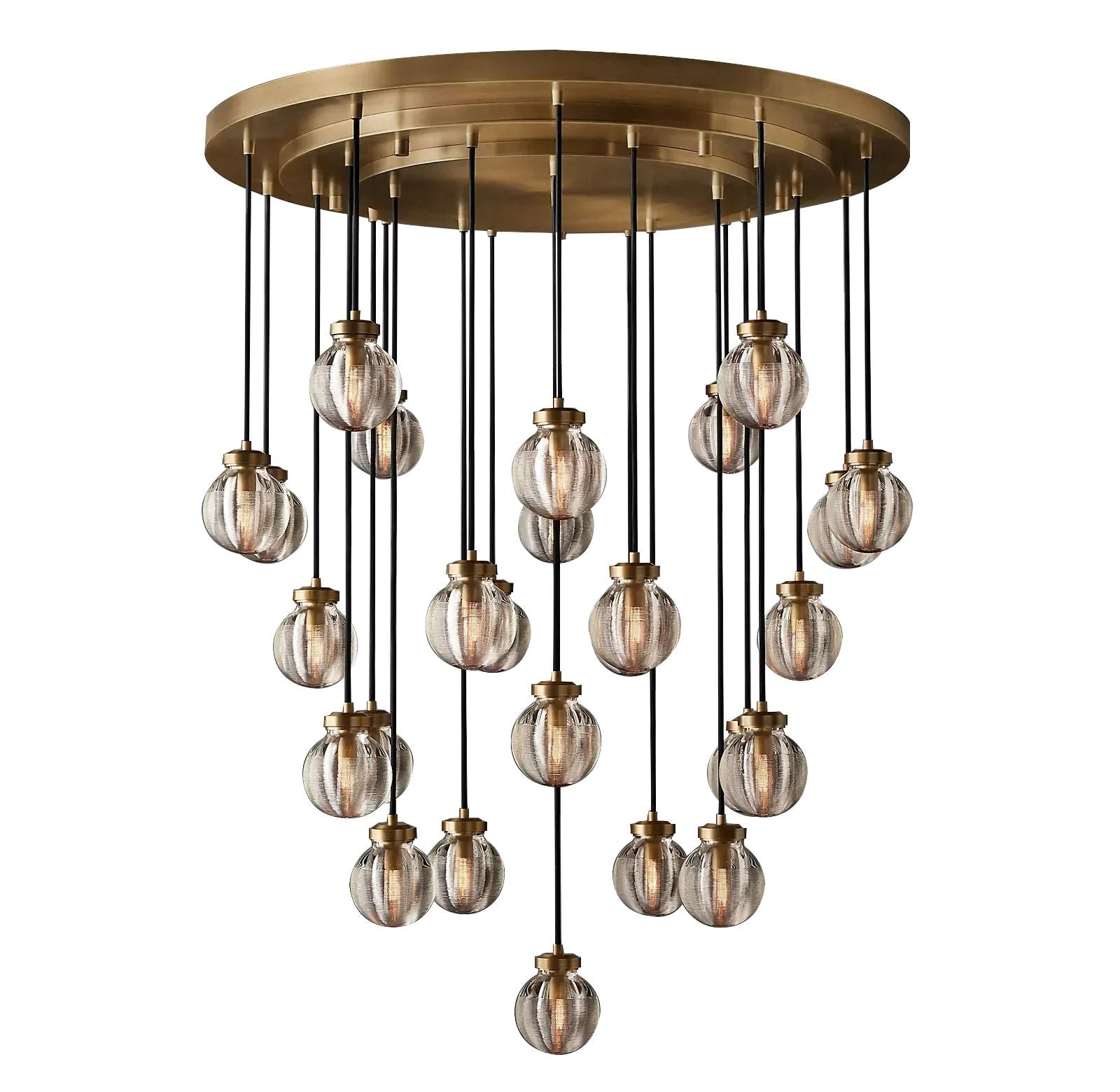 Pearl Spherical Modern Round Chandelier 38''