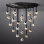 Pearl Spherical Modern Round Chandelier 48''