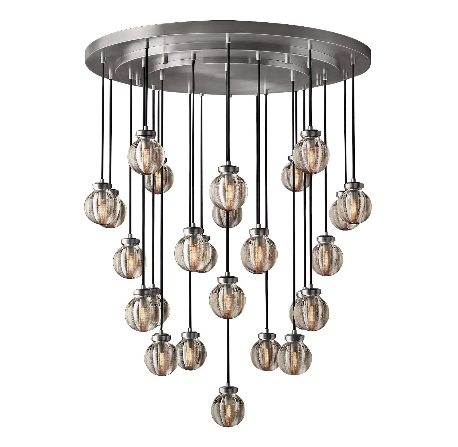 Pearl Spherical Modern Round Chandelier 38''