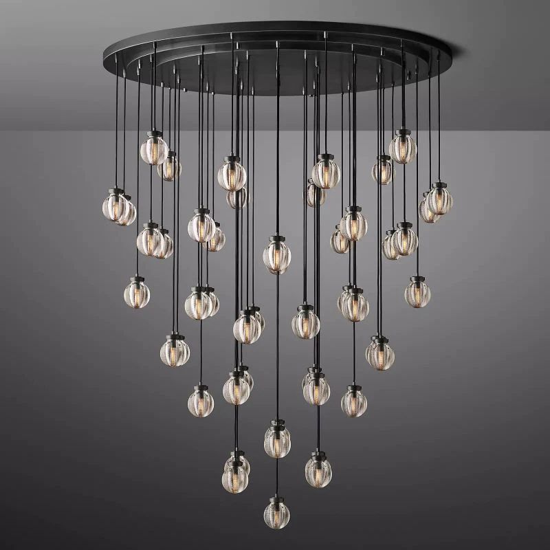 Pearl Spherical Modern Round Chandelier 60''