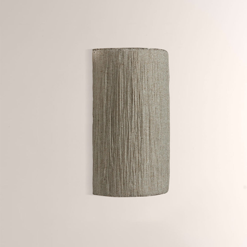 Rowan Jute Fringe Beaded Wall Sconce