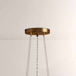 Rowan Jute Fringe Tiered Chandelier