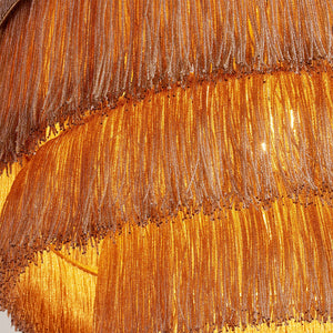 Rowan Jute Fringe Tiered Chandelier