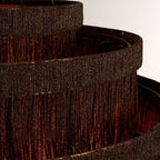 Rowan Jute Fringe Tiered Chandelier