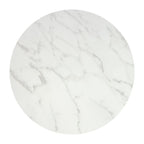 Modern Round Marble Coffee Table 35"