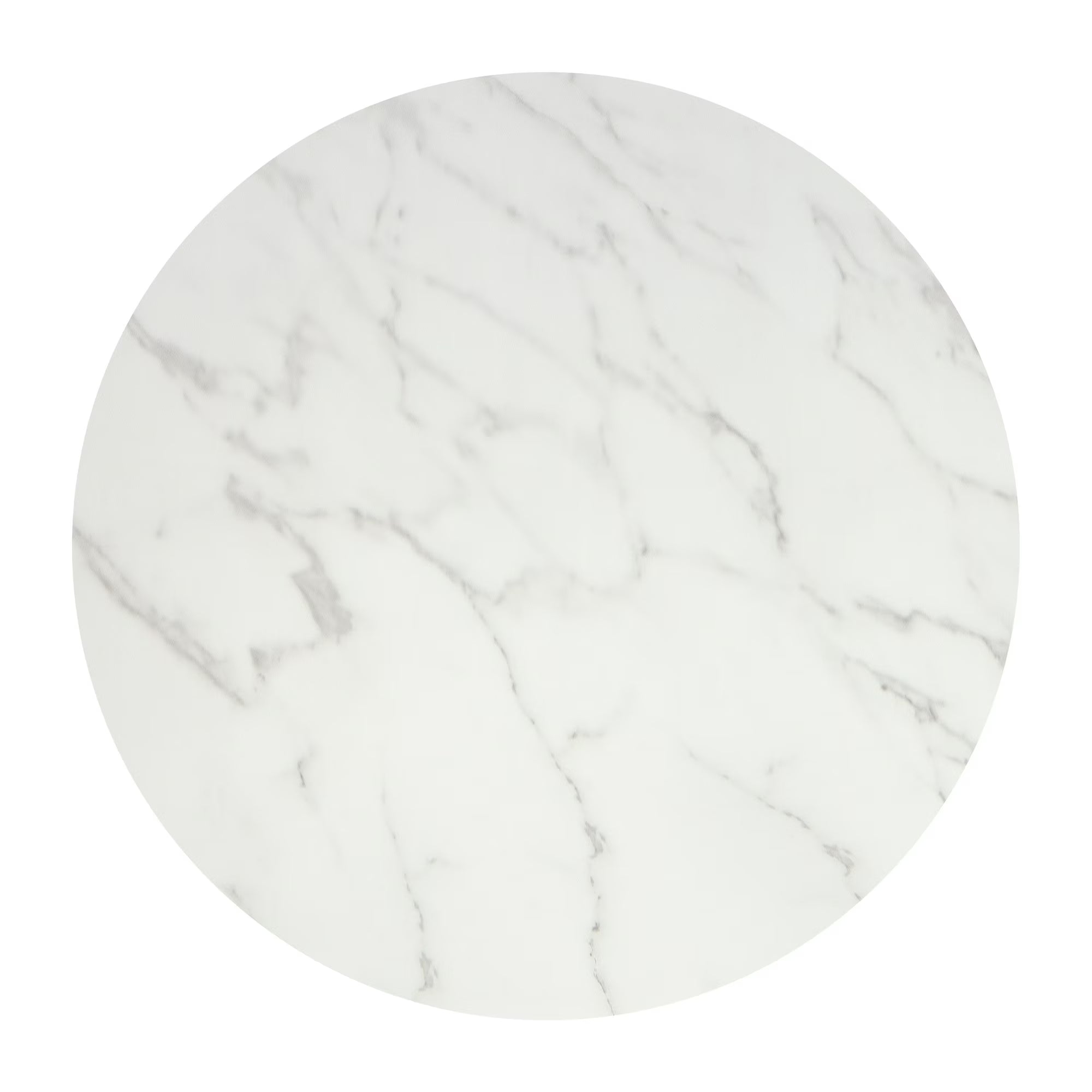 Modern Round Marble Coffee Table 35"