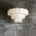 Alabasterk Magnolia Multi-tiered Round Chandelier - kimoylights