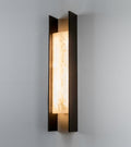 IDA Modern Natural Alabaster Linear Wall Sconce