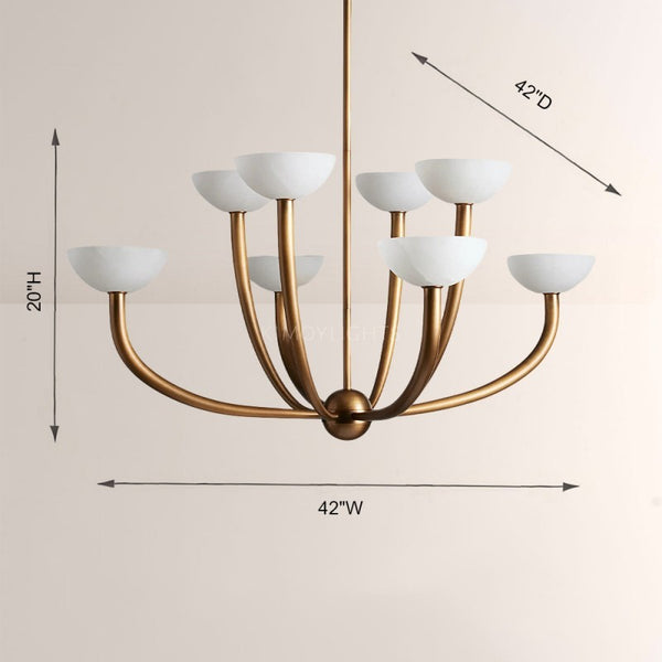 Saguara Alabaster Chandelier