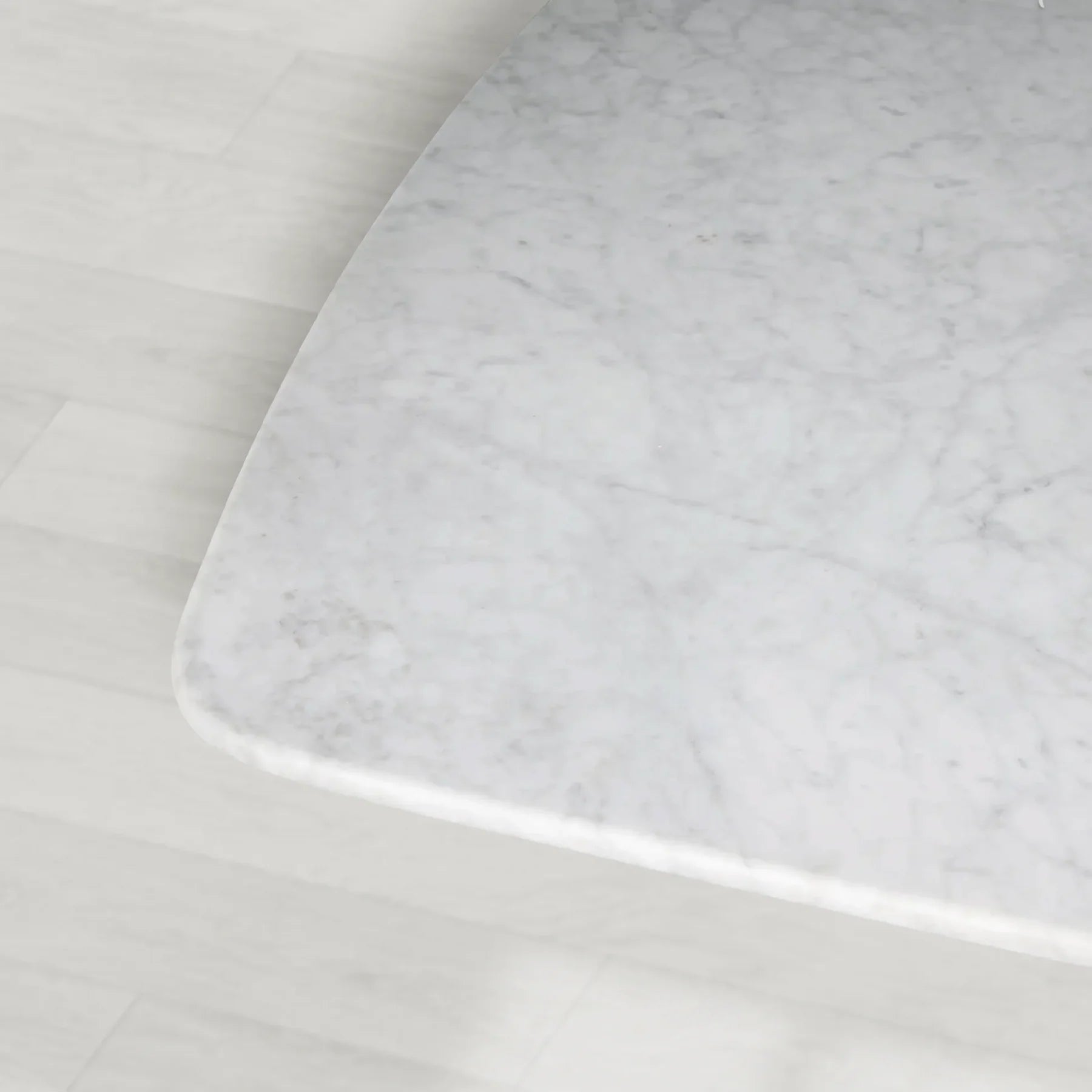 Sailor Germain Rectangular Marble Top Dining Table with Rennes Base