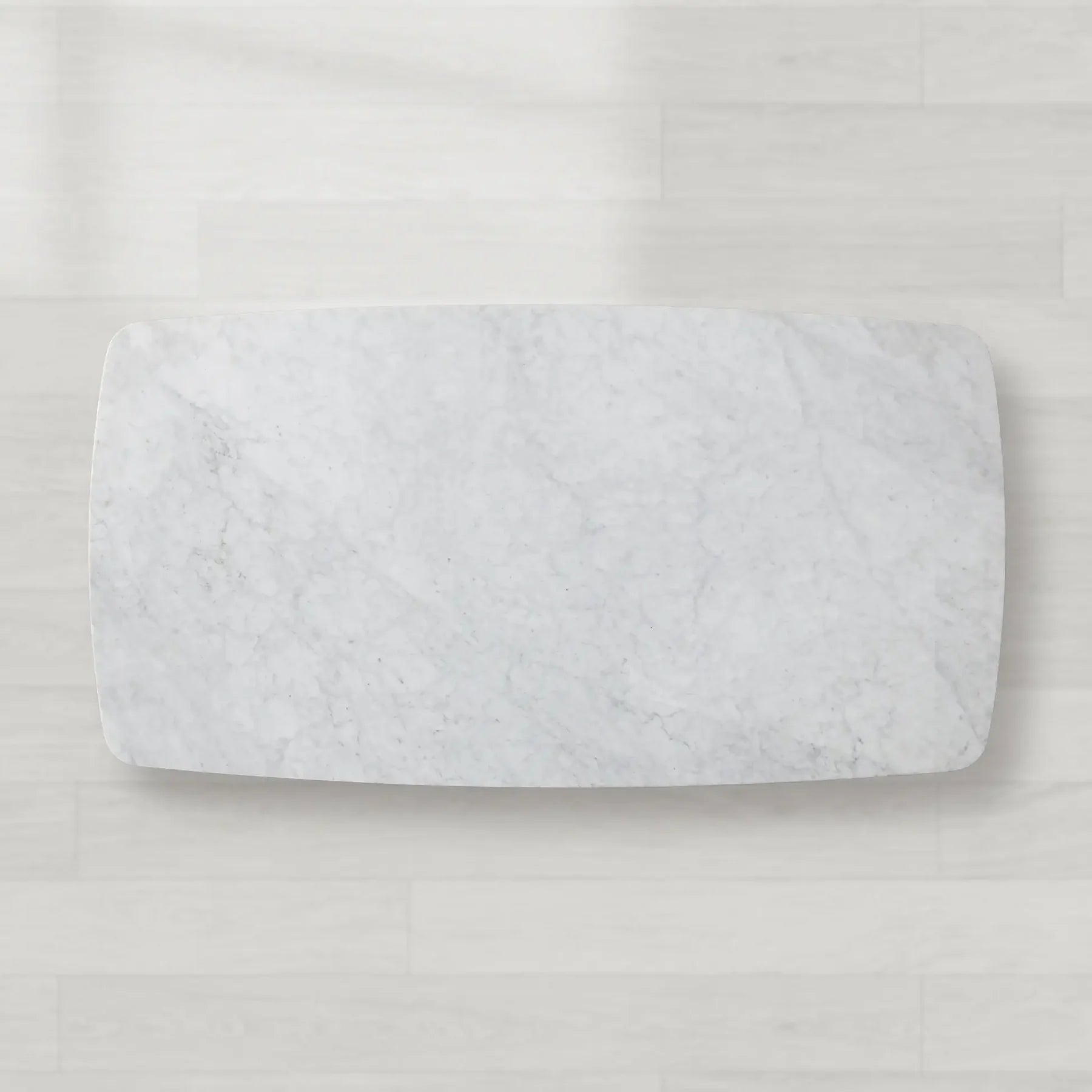 Sailor Germain Rectangular Marble Top Dining Table with Rennes Base