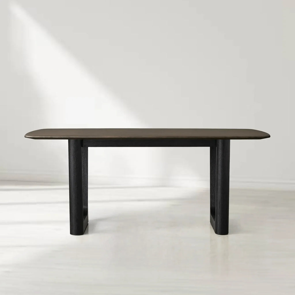 Sailor Germain Rectangular Solid Wood Dining Table with Rennes Base