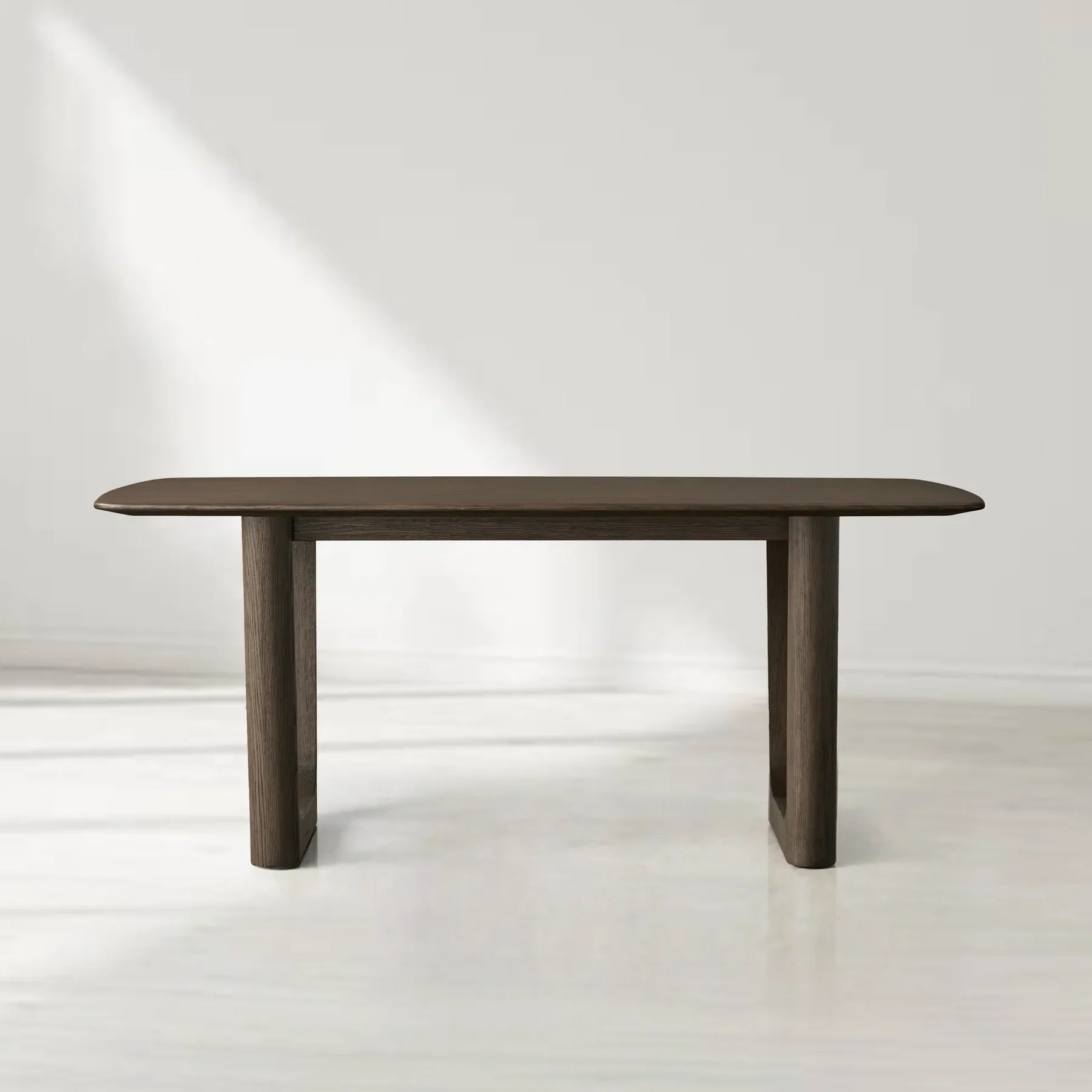 Sailor Germain Rectangular Solid Wood Dining Table with Rennes Base