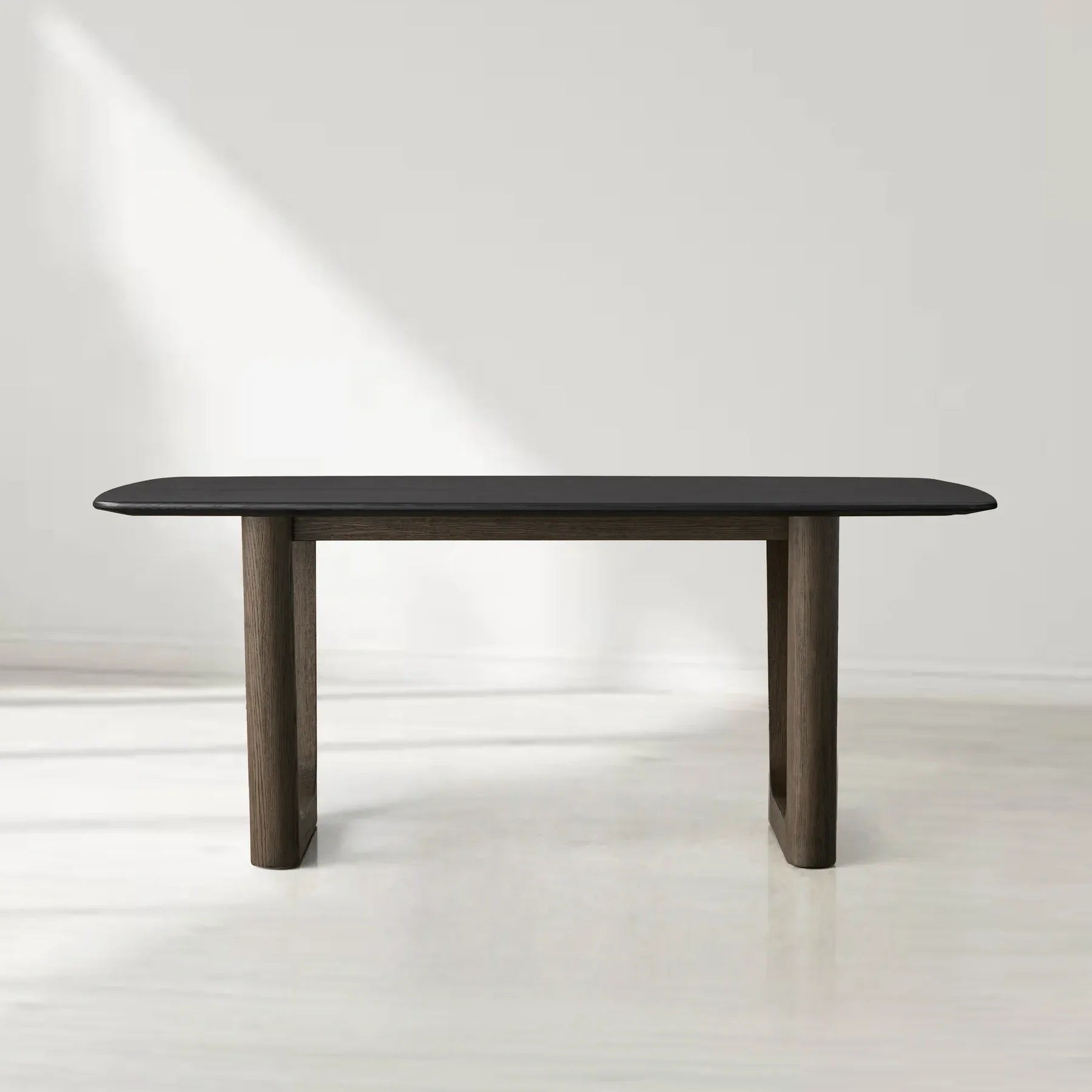 Sailor Germain Rectangular Solid Wood Dining Table with Rennes Base