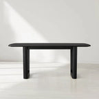 Sailor Germain Rectangular Solid Wood Dining Table with Rennes Base