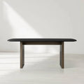 Sailor Germain Rectangular Wood Dining Table with Clement Base