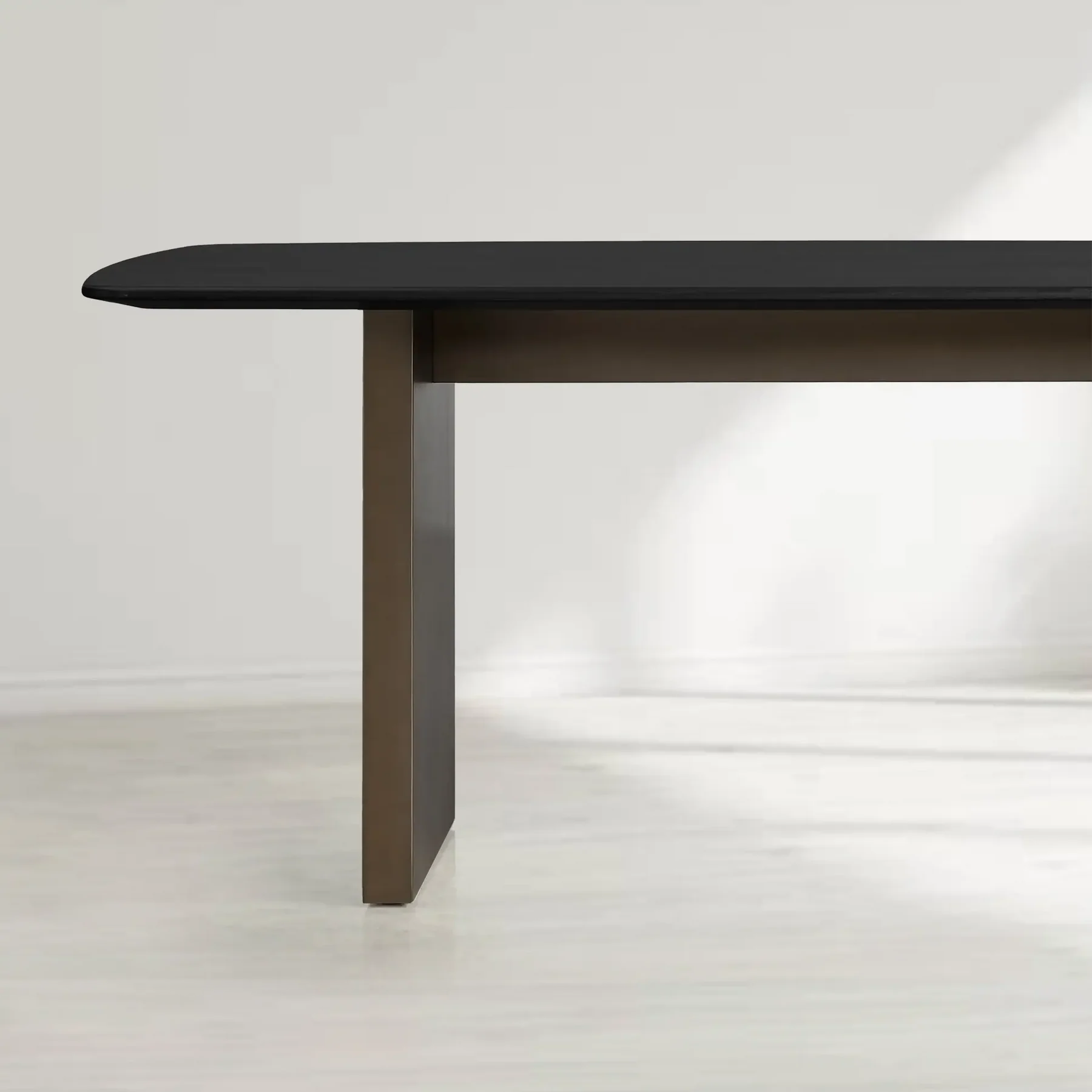 Sailor Germain Rectangular Wood Dining Table with Clement Base