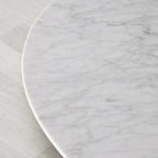 Sailor Germain Round Marble Top Dining Table with Rennes Base