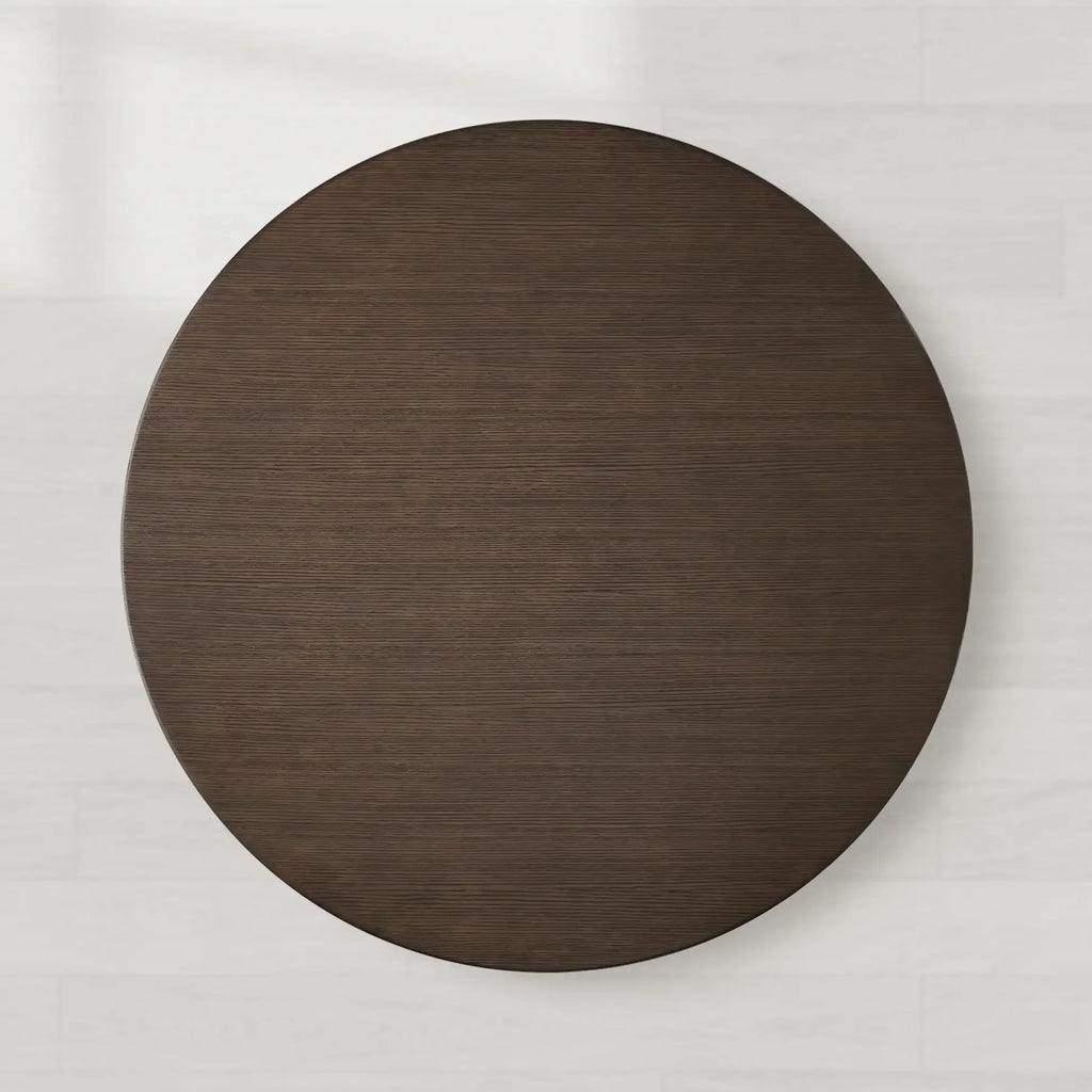 Sailor Germain Round Oak Wood Dining Table with Rennes Base
