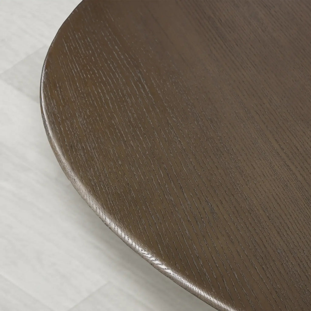 Sailor Germain Round Oak Wood Dining Table with Rennes Base