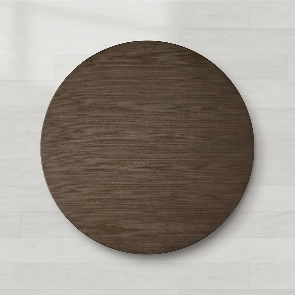 Sailor Germain Round Wood Dining Table with Clement Base Design