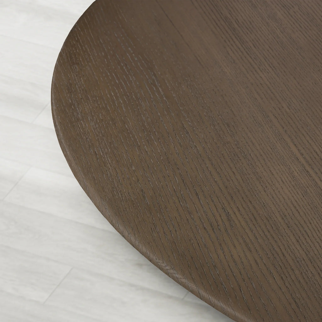 Sailor Germain Round Wood Dining Table with Clement Base Design