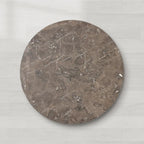 Sailor Germain Round Stone Top Dining Table with Clement Wood Base