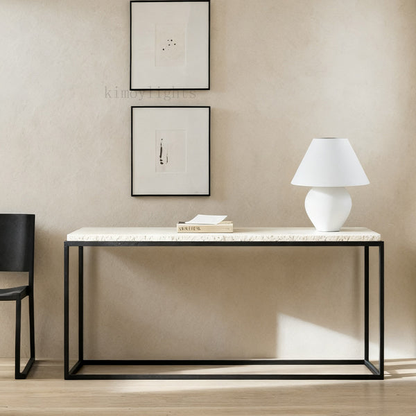 SalVerve Stone Console Table