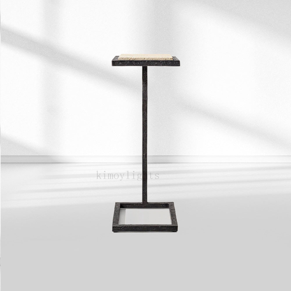 SalVerve Stone Rectangular C Table