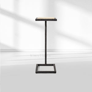 SalVerve Stone Rectangular C Table