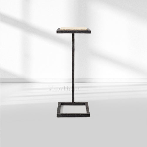 SalVerve Stone Rectangular C Table