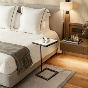 SalVerve Stone Rectangular C Table